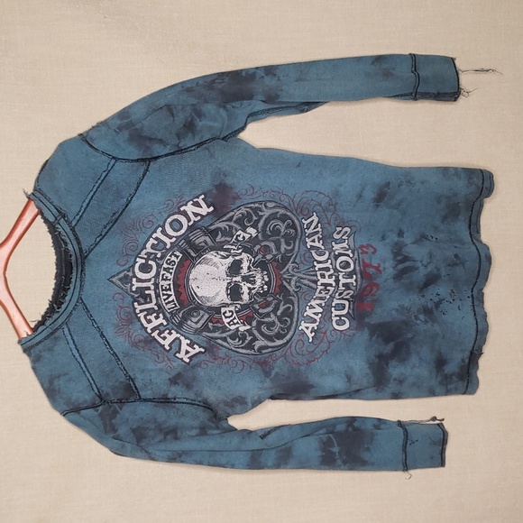 AFFLICTION Reversible Thermal American customs 1973 sz XXL - Picture 2 of 8